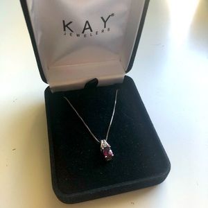 Kay Jewelers Ruby Necklace